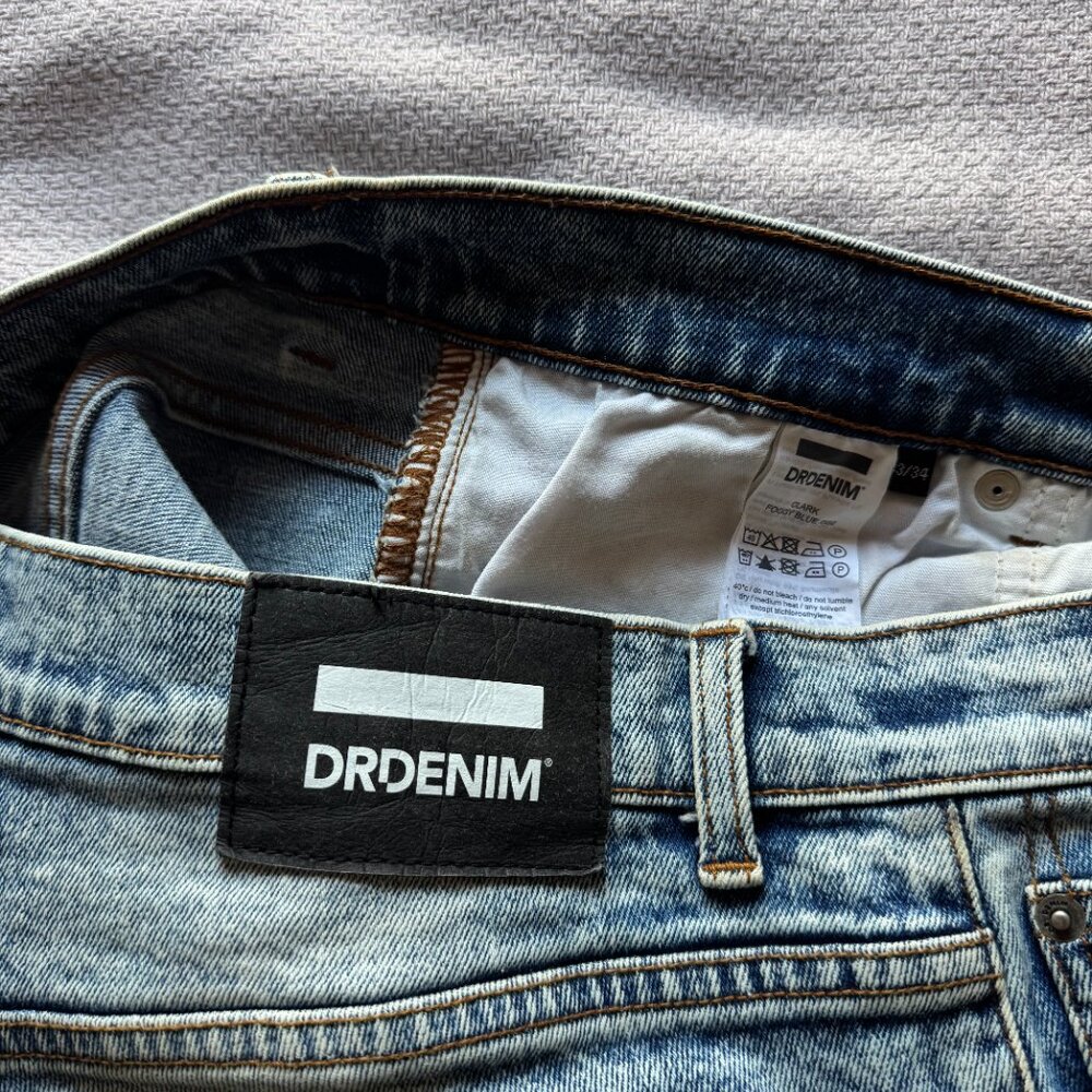 Dr Denim - Clark Foggy Blue Jeans [Light Wash] View 3